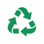 Green Recycling Icon