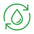 Recycled Water Icon (Green)