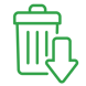 Waste Reduction Icon (Green)